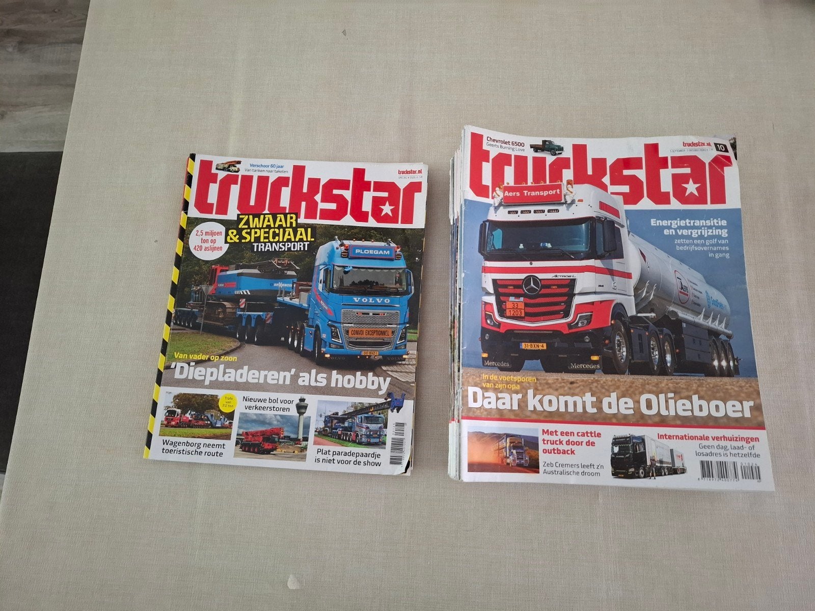 Truckstar tijdschriften, Ophalen, Gelezen