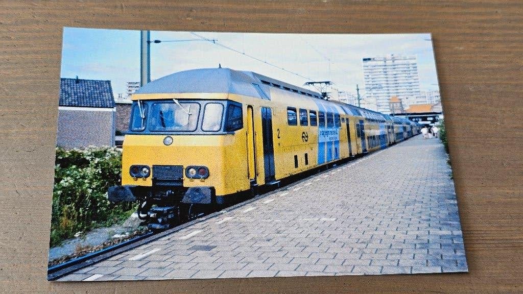 Foto TREIN NS Nederlandse Spoorwegen Dubbeldekker DDM, Verzenden, Gebruikt, Trein, Overige typen
