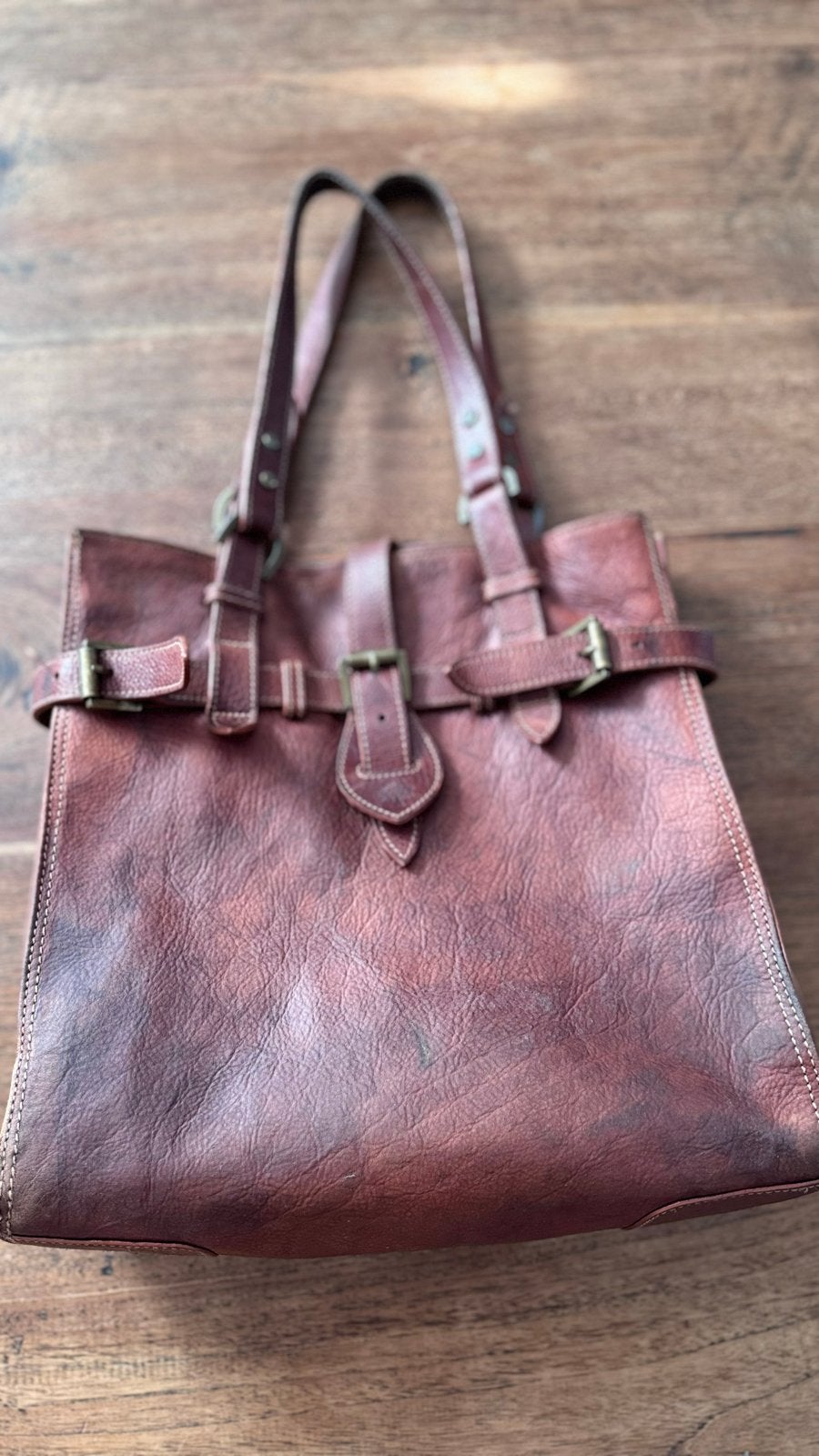 Prachtige Mulberry leren tas in cognac kleur, Ophalen of Verzenden, Gebruikt, Bruin, Handtas