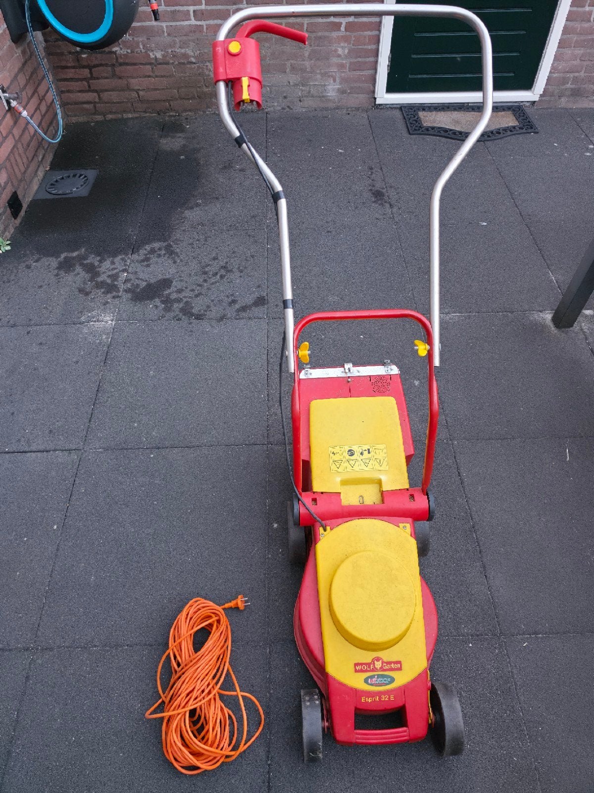 Wolf-Garten Esprit 32 E Elektrische Grasmaaier, Tuin en Terras, Grasmaaiers, Ophalen, Cirkelmaaier, Gebruikt, Elektrische grasmaaier