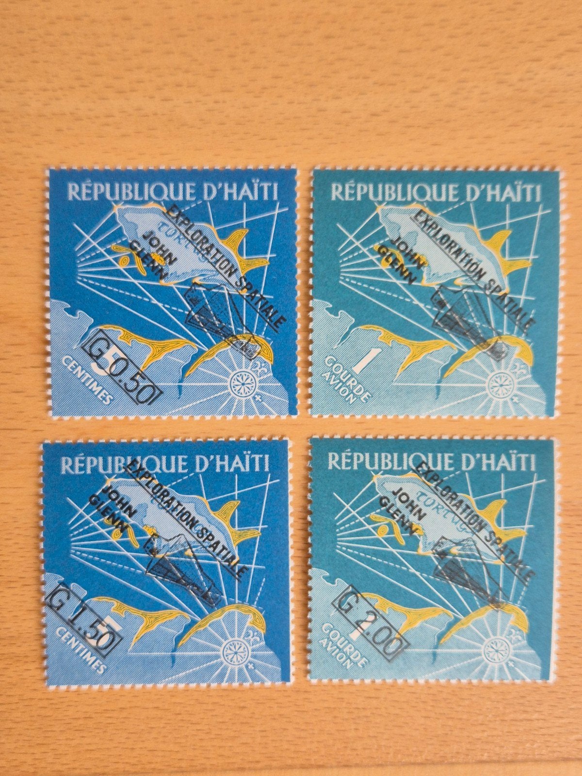 Haïti 1962 ruimtevaart (opdruk), Ophalen of Verzenden, Postfris, Midden-Amerika