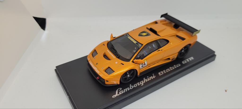 Kyosho Lamborghini Diablo GT-R Orange #24, Ophalen of Verzenden, Zo goed als nieuw, Auto, Kyosho