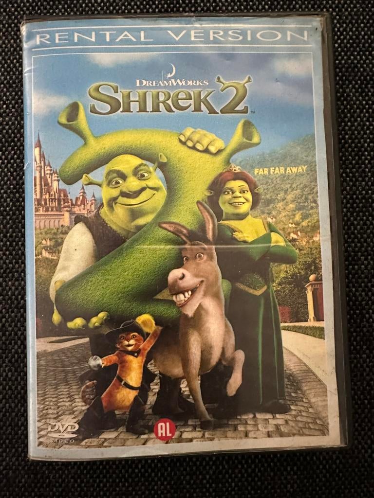 DVD Shrek 2 (Rental version), Cd's en Dvd's, Ophalen of Verzenden, Gebruikt, Tekenfilms en Animatie, Tekenfilm