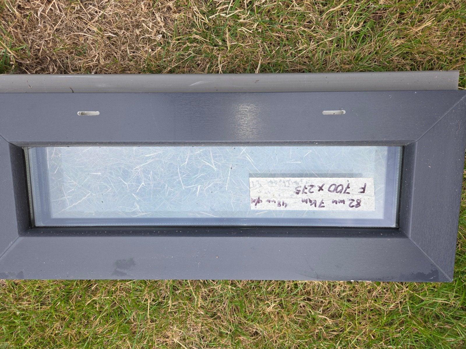 Antraciet vast raampje - 700x275, Doe-het-zelf en Verbouw, Glas en Ramen, Ophalen, Gevelraam of Ruit, Minder dan 80 cm, Minder dan 80 cm