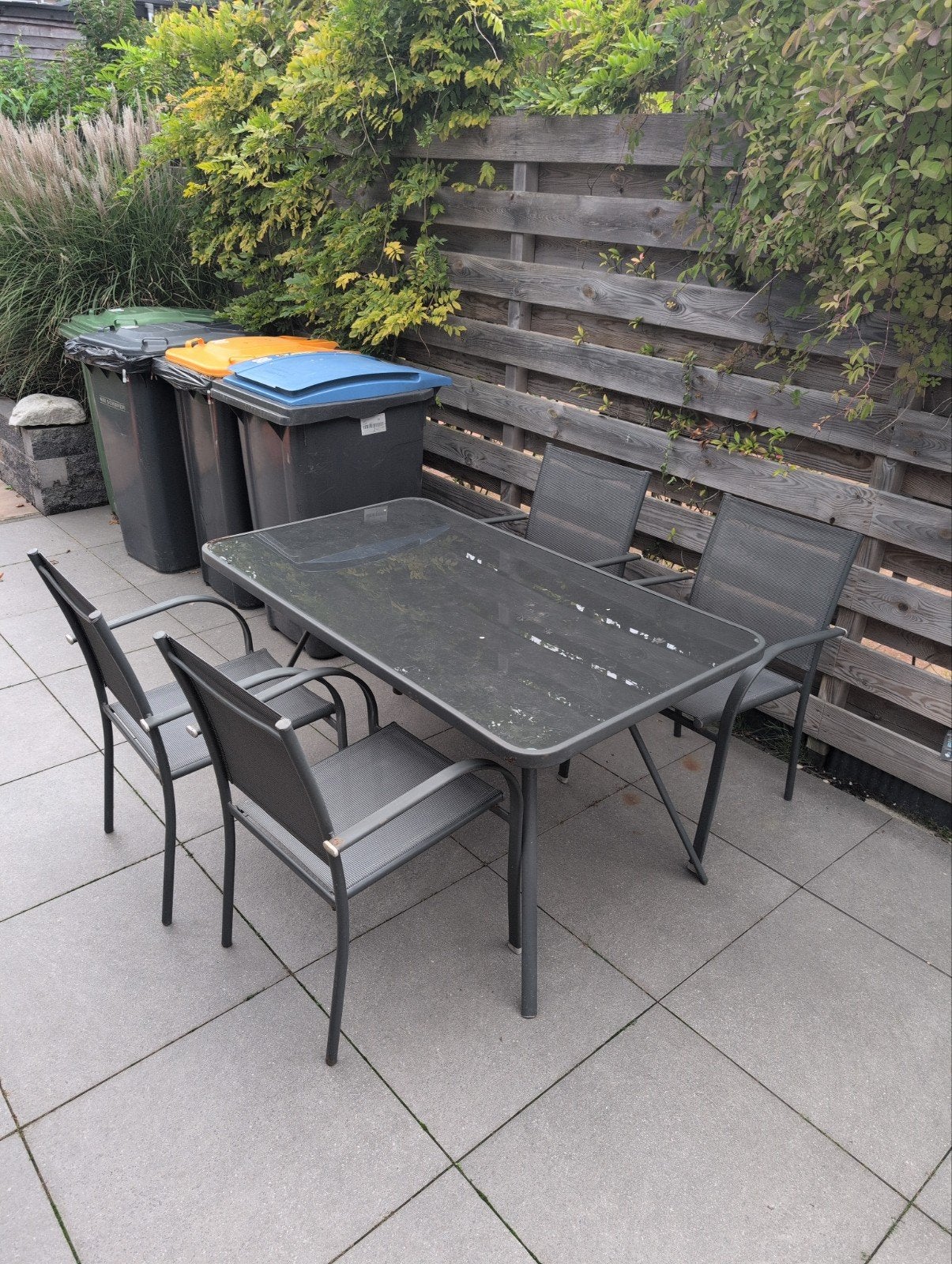 gratis tuinset!, Ophalen, 4 zitplaatsen, Gebruikt, Eettafel