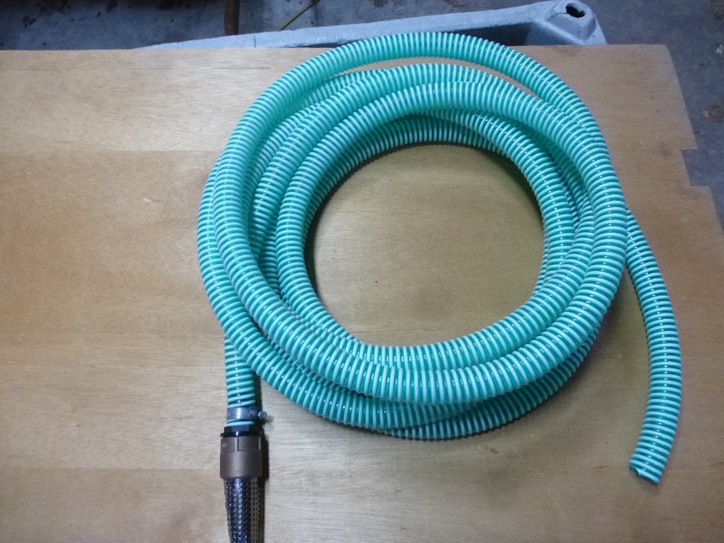 8 meter Zuigslang - Persslang 25 mm inwendig  met voetklep, Ophalen of Verzenden, Nieuw, Elektrisch, Overige typen