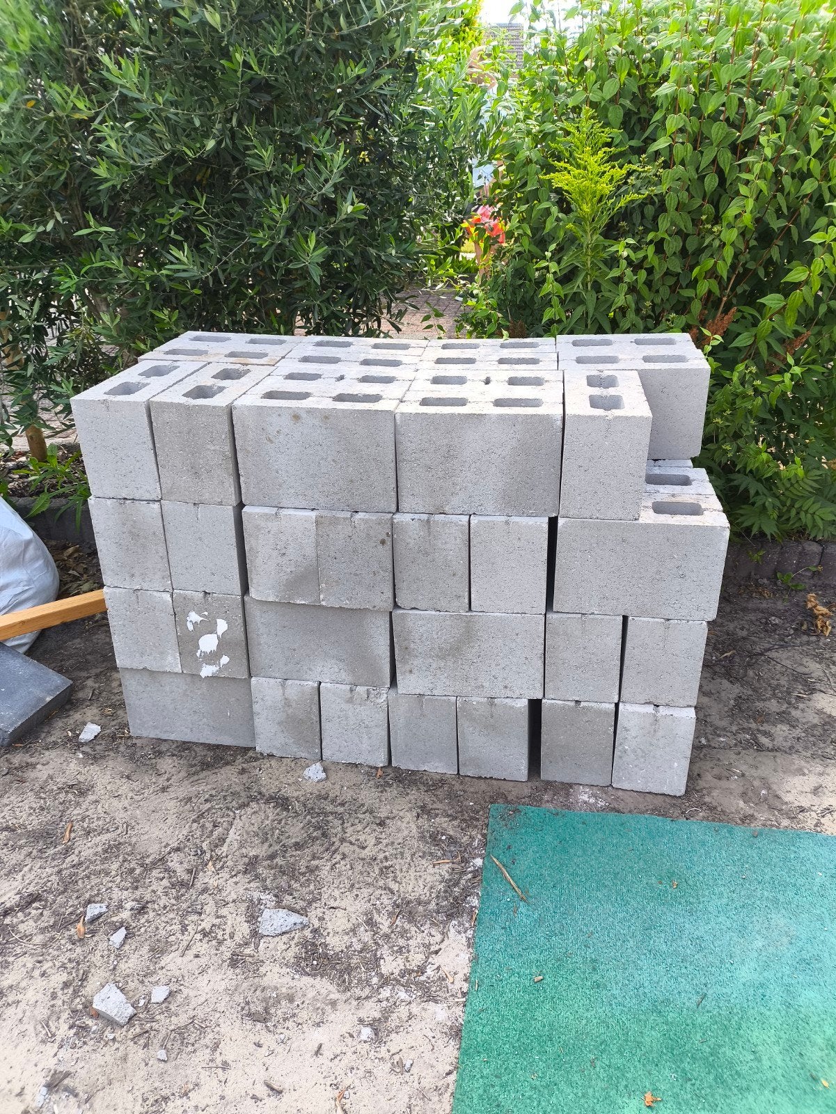 Holle Betonblokken 29x14x19cm - Ruim 60 stuks - ONGEBRUIKT, Ophalen, Gebruikt, Onbekend, Onbekend