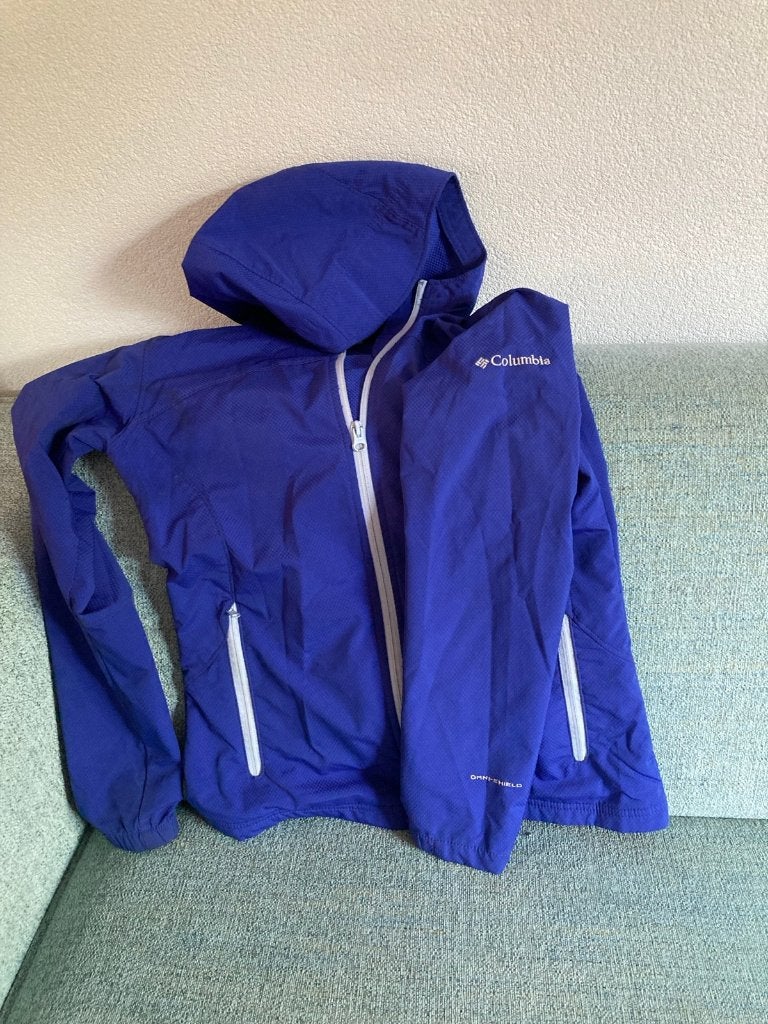 sportjack Columbia Sportwear maat 14/16, Kleding | Dames, Blauw, Ophalen of Verzenden, Hardlopen of Fietsen, Maat 34 (XS) of kleiner