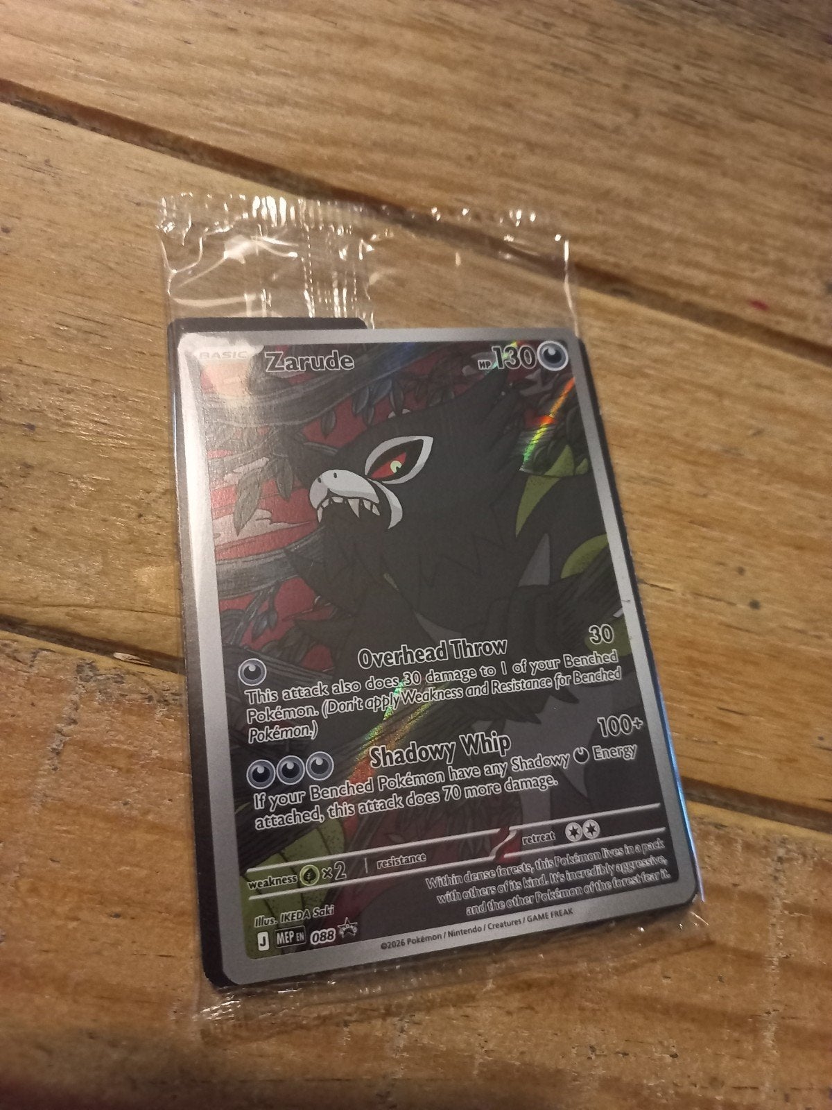 zarude promo kaart, Ophalen of Verzenden, Nieuw, Losse kaart, Foil