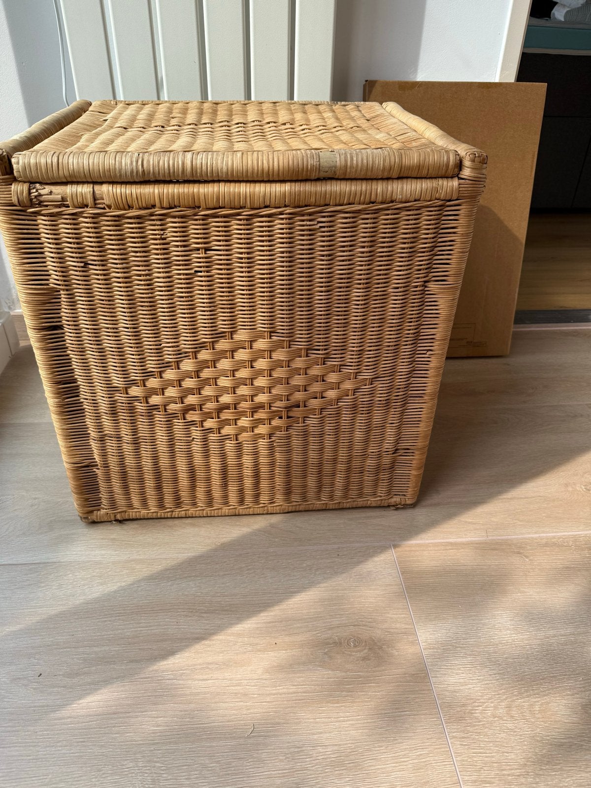Rotan mand 41x51 cm, Huis en Inrichting, Overige materialen, Gebruikt, Minder dan 50 cm, Ophalen of Verzenden