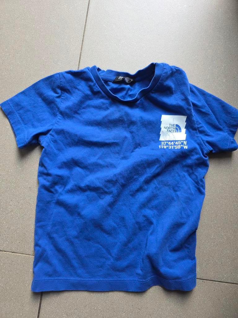 The North Face T-shirt Blauw Jongens XS, Ophalen of Verzenden, Gebruikt, The North Face, Jongen