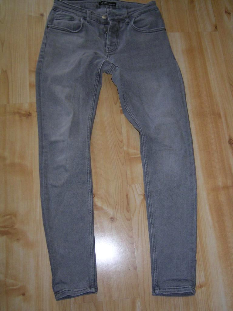 Cotton district grijze spijkerbroek W30, W32 (confectie 46) of kleiner, Ophalen of Verzenden, Cotton district, Grijs