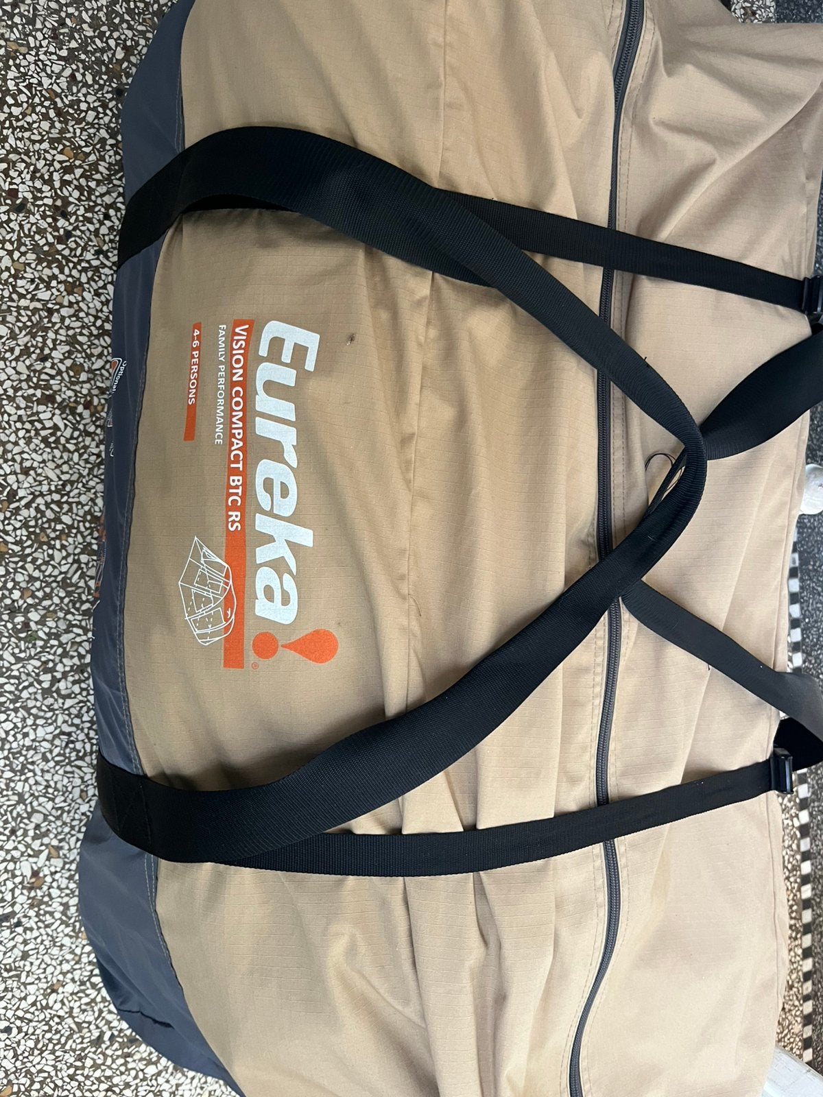 Tent Eureka vision compact, Caravans en Kamperen, Ophalen, Zo goed als nieuw, Tot en met 2