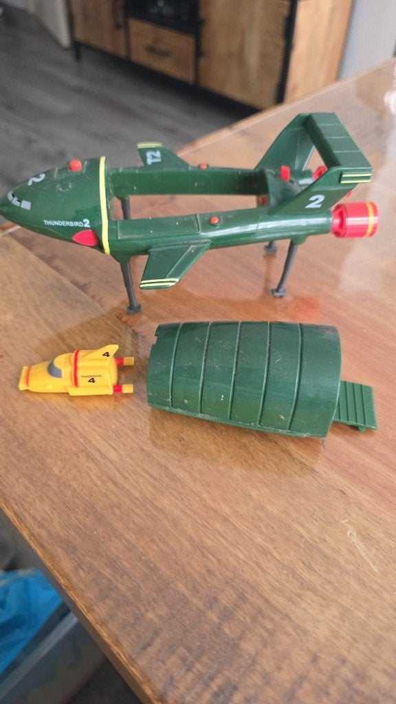 Vintage Thunderbirds 2 & 4 Speelset – Matchbox 1992, Ophalen of Verzenden, Gebruikt