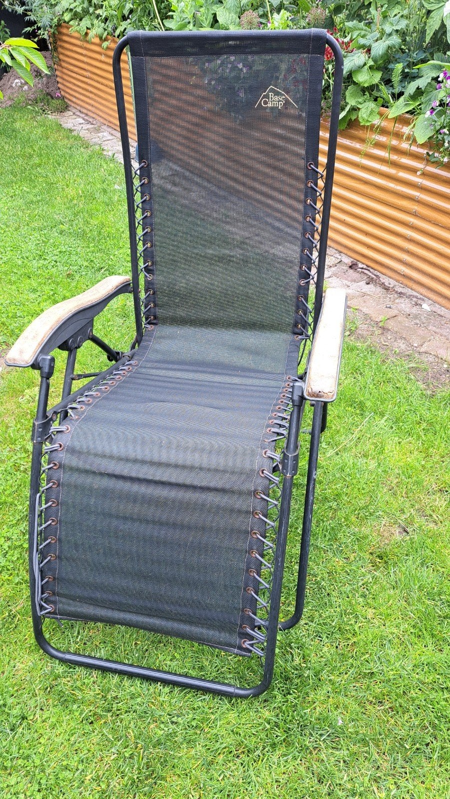Camping relax stoel, Ophalen, Gebruikt, Aluminium