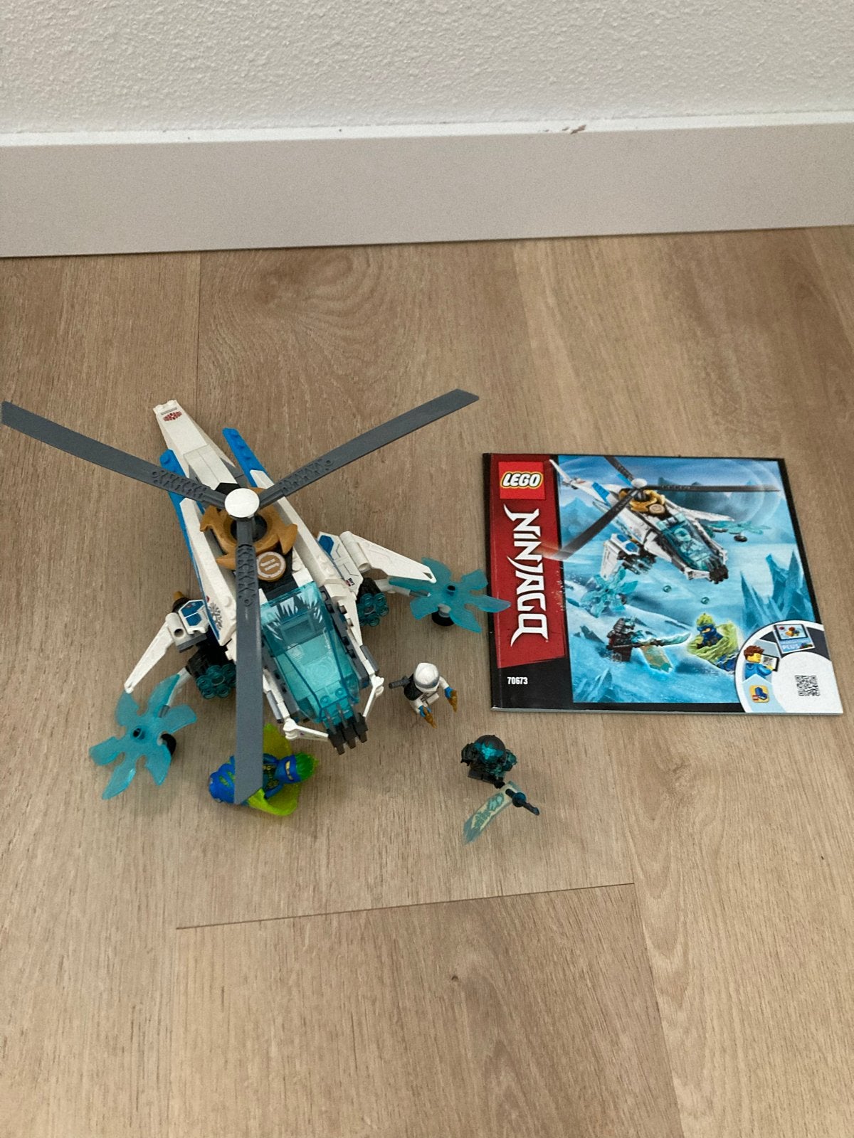 Lego Ninjago Helikopter 70673, Inclusief minifiguren, Lego, Ophalen of Verzenden, Zo goed als nieuw