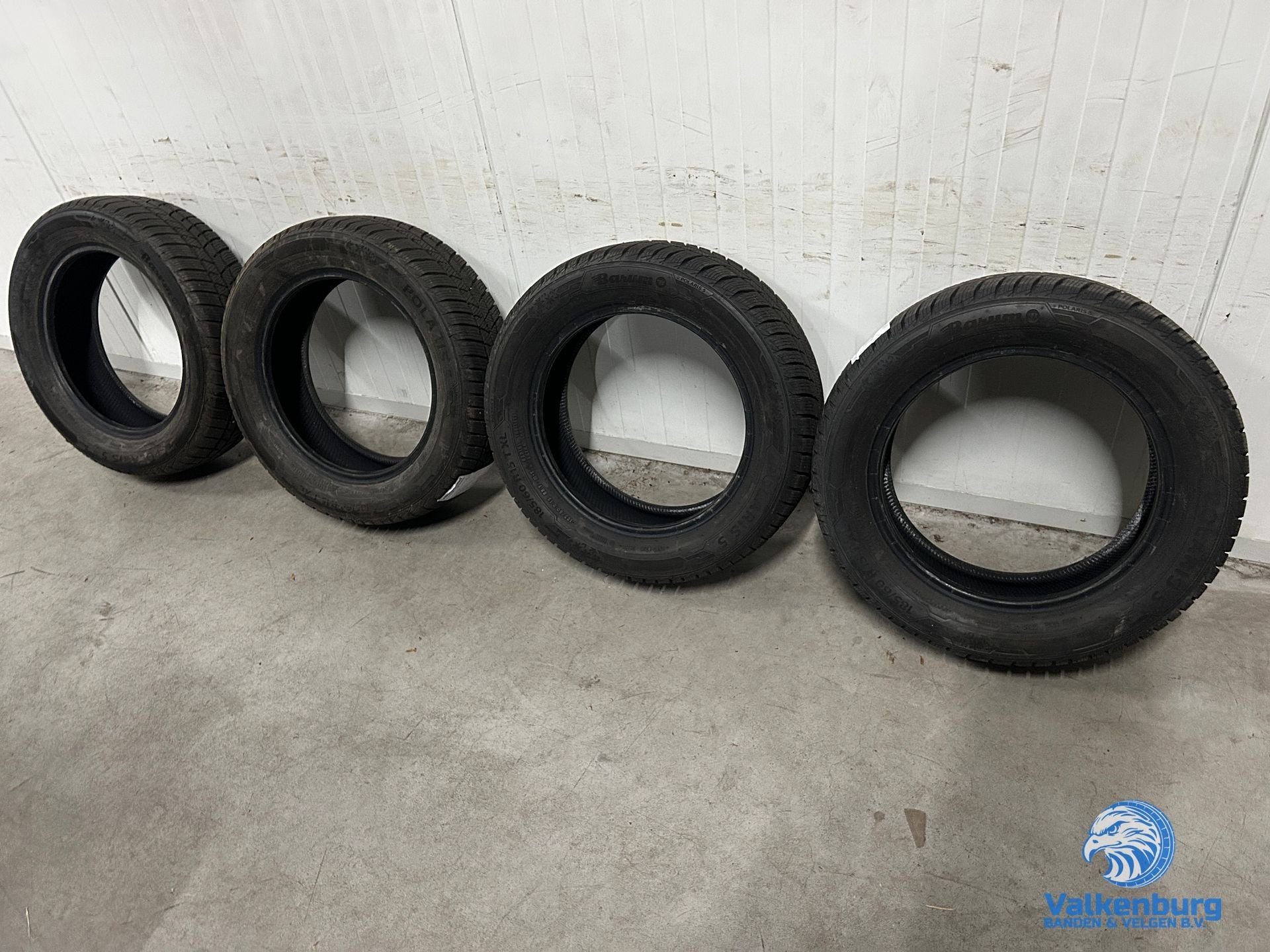 7-8mm! Winterbanden 185/60R15 Barum Polaris 5, Auto-onderdelen, Banden en Velgen, Gebruikt, 15 inch, -, -
