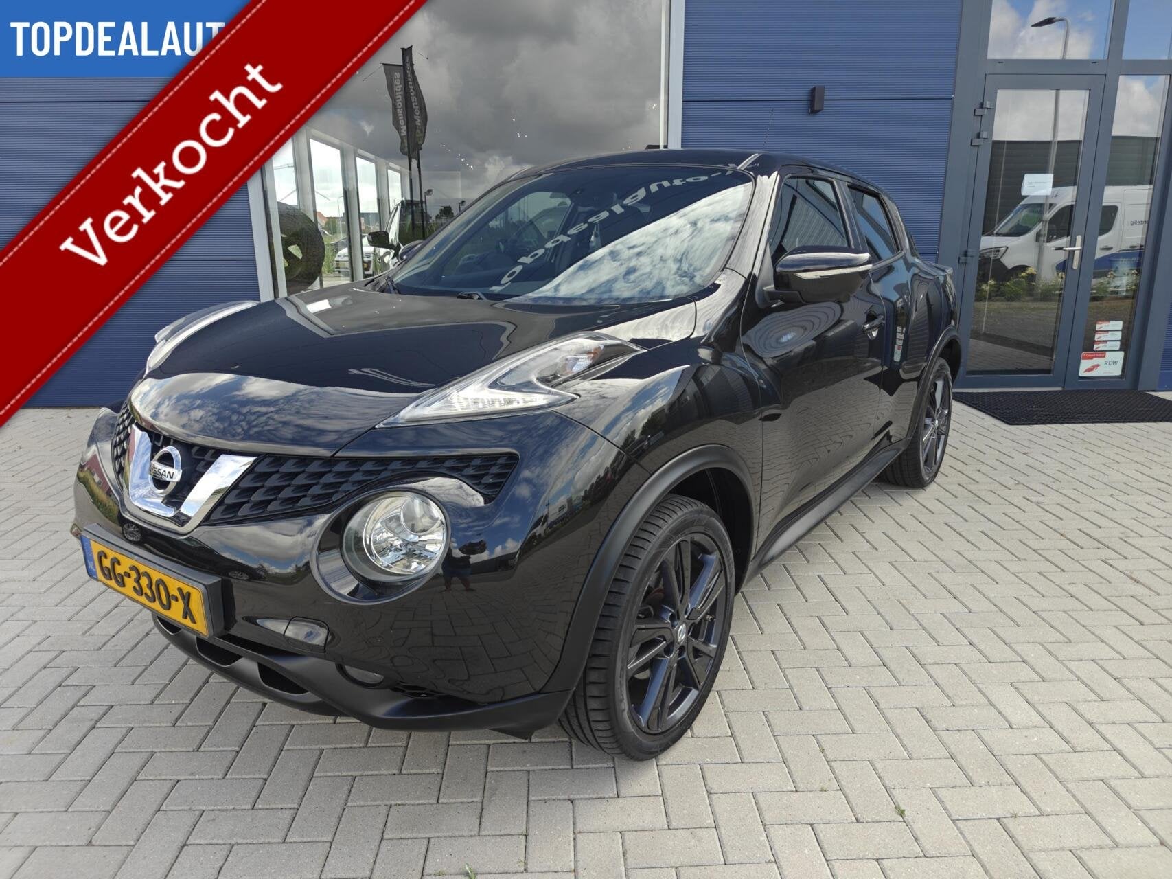 Nissan Juke 1.2 DIG-T S/S Trekh/Cruise/Navi/Clima/Key, Auto's, Voorwielaandrijving, 116 pk, Zwart, Bedrijf