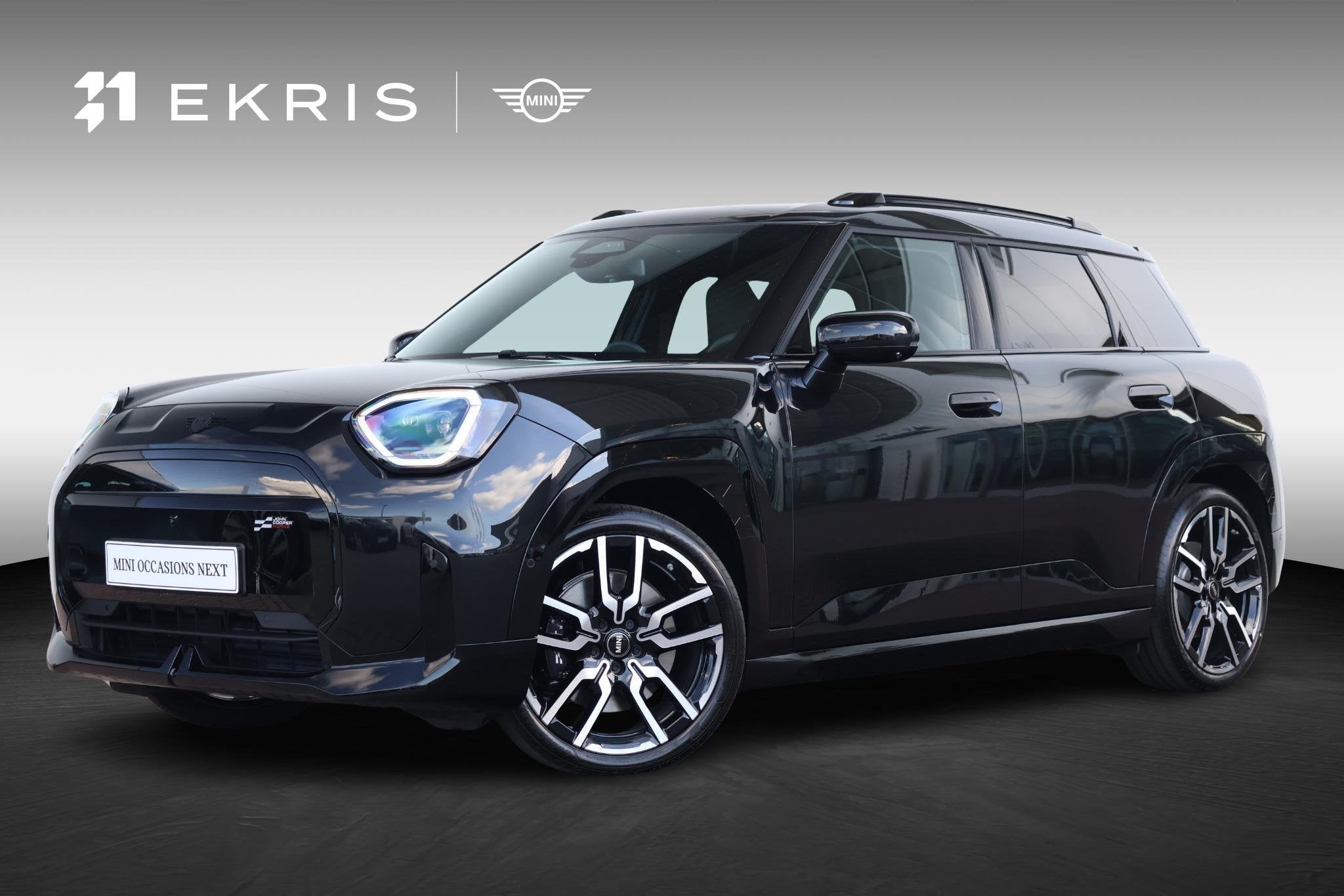 MINI Aceman E John Cooper Works L 42.5 kWh | Pano-dak | Head, Auto's, Met garantie (alle), Leder en Stof, Zwart, Origineel Nederlands