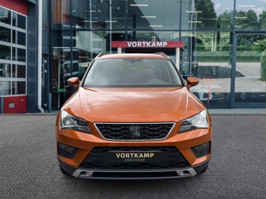 Seat ATECA 1.0 TSI STYLE ELEK-KLEP/PDC/CLIMA/CARPLAY/NAVI, Gebruikt, Overige kleuren, Met garantie (alle), Bedrijf