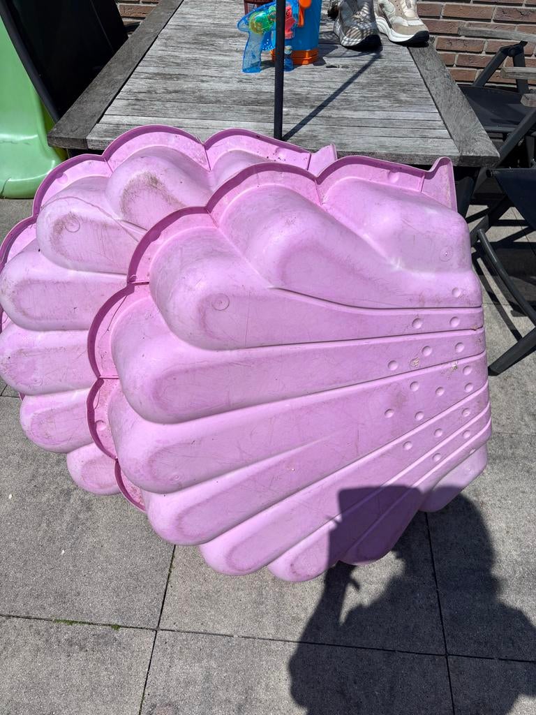 Roze Zandbak Schelp - Ideaal voor Zomerplezier, Ophalen, Gebruikt