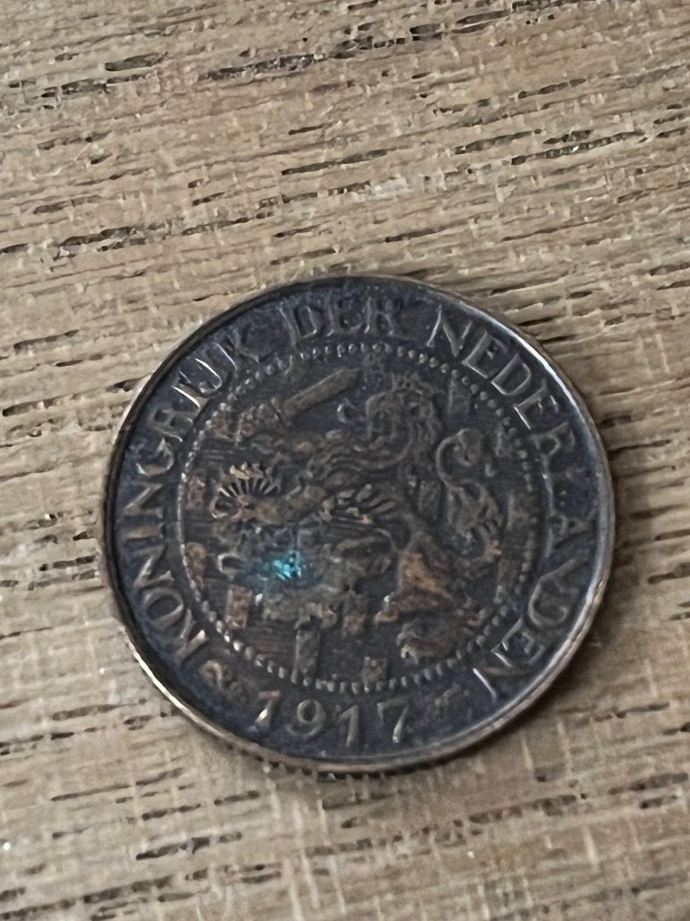 1 cent 1917, Postzegels en Munten, Munten | Nederland, Ophalen of Verzenden, Koningin Wilhelmina, 1 cent, Losse munt