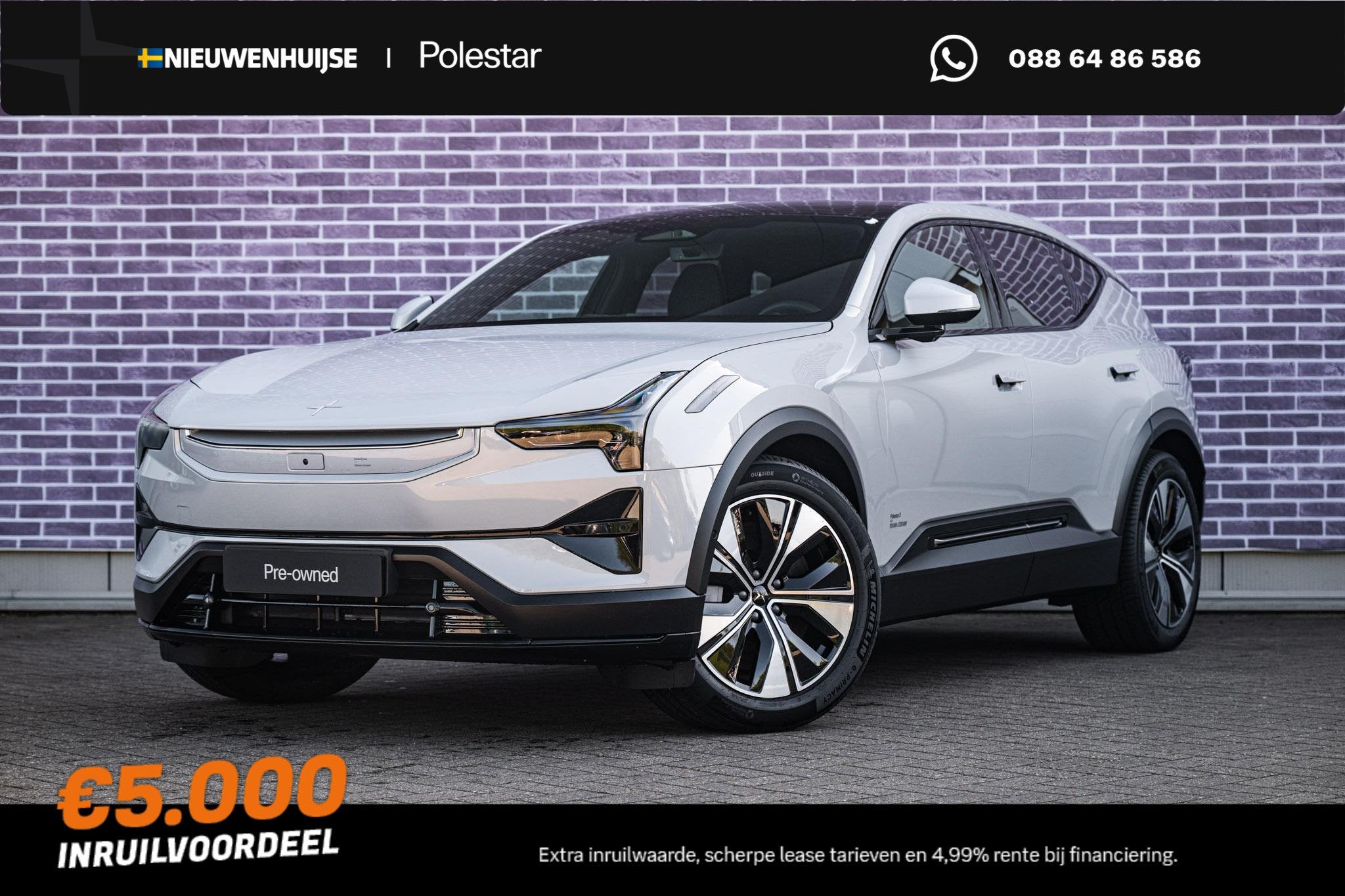 Polestar 3 Long range Single motor 111 kWh | Nieuw uit voorr, Automaat, 660 min, Automatische klimaatregeling, Polestar 3