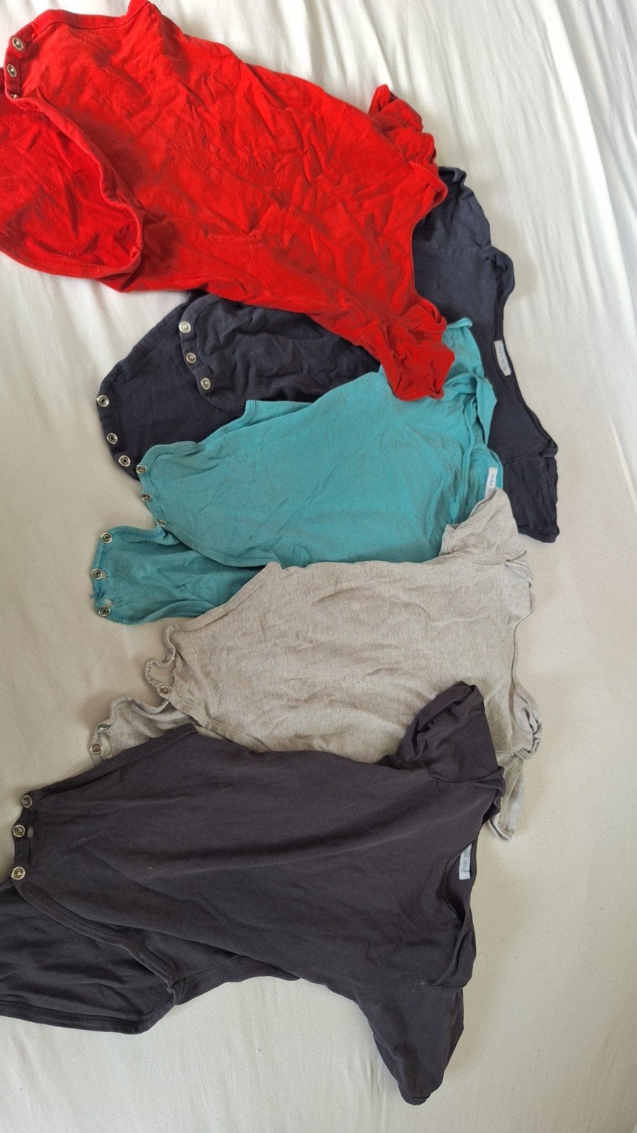 Set van 5 Hema rompertjes korte mouw, maat 98-104, Ophalen of Verzenden, Gebruikt, Hema, Jongetje of Meisje