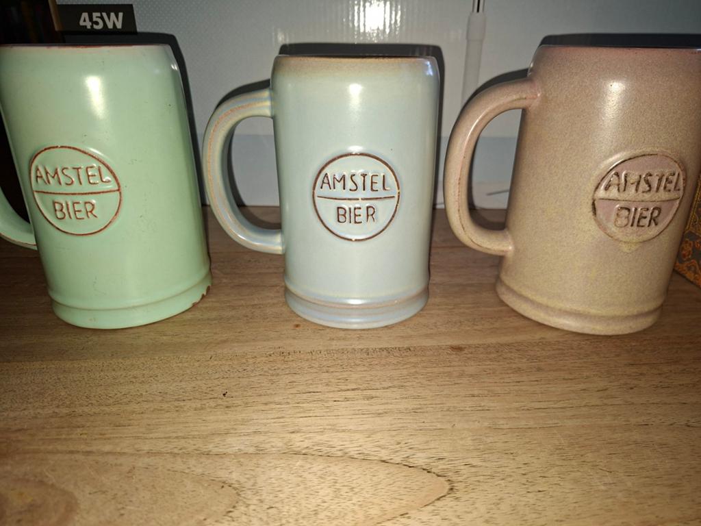 Amstel bier pullen, Verzamelen, Biermerken, Ophalen, Zo goed als nieuw, Glas of Glazen, Amstel