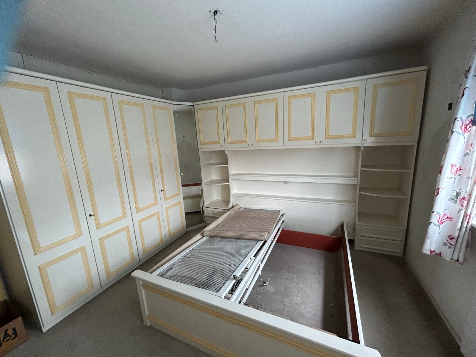 Complete Slaapkamer Set: Bed en Kledingkast., Huis en Inrichting, Slaapkamer | Complete slaapkamers, Ophalen, Gebruikt, Tweepersoons