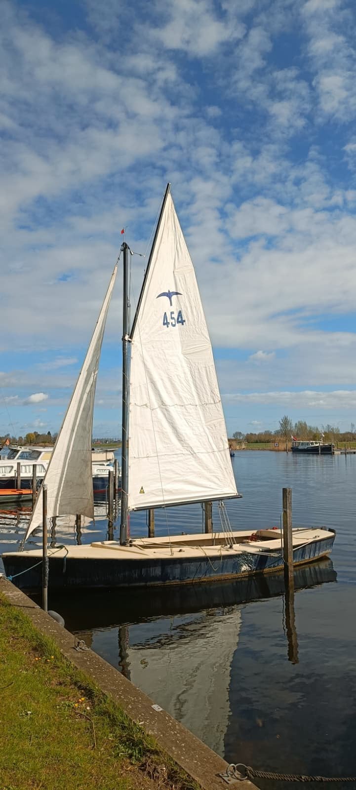 Polyvalk voor weinig, Watersport en Boten, Zeilen en Zeiltoebehoren, Ophalen, 6 meter of meer, Gebruikt, Minder dan 15 m²