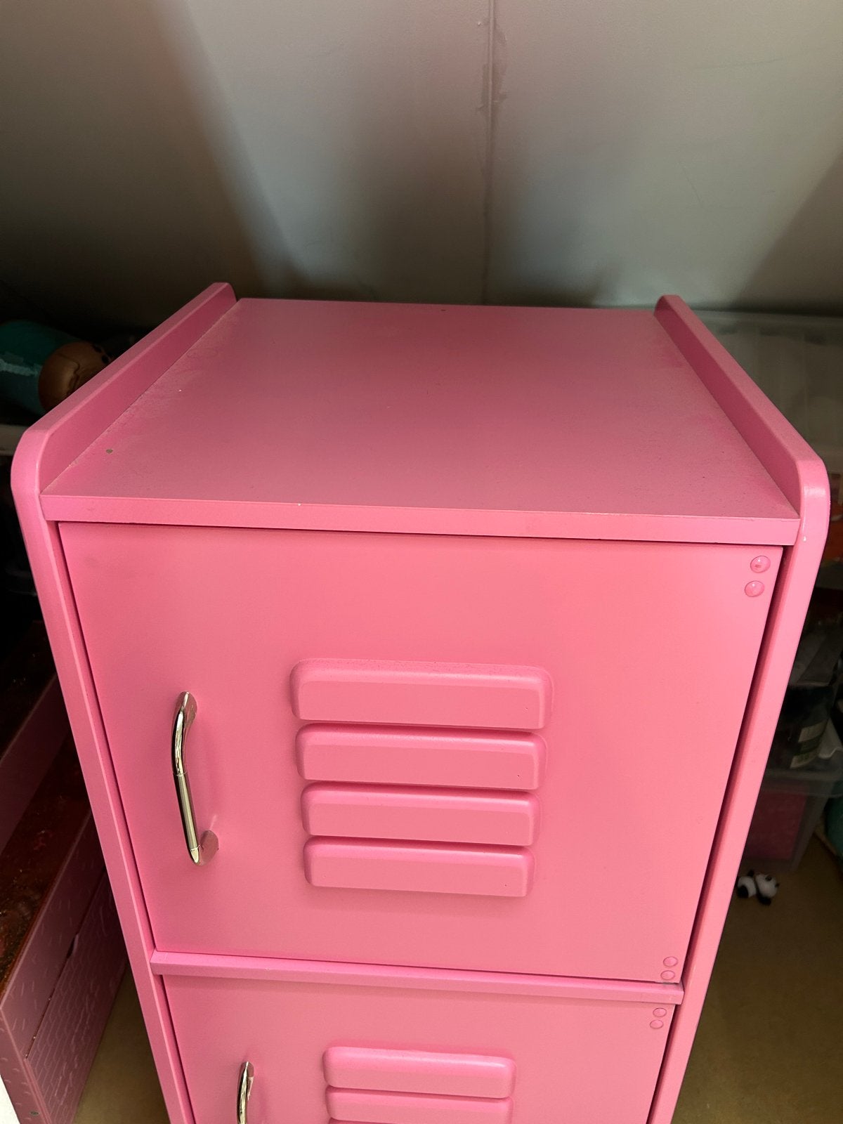 Kidcraft Roze houten locker kastje met twee deuren, Huis en Inrichting, Kasten | Lockerkasten, Ophalen, Gebruikt