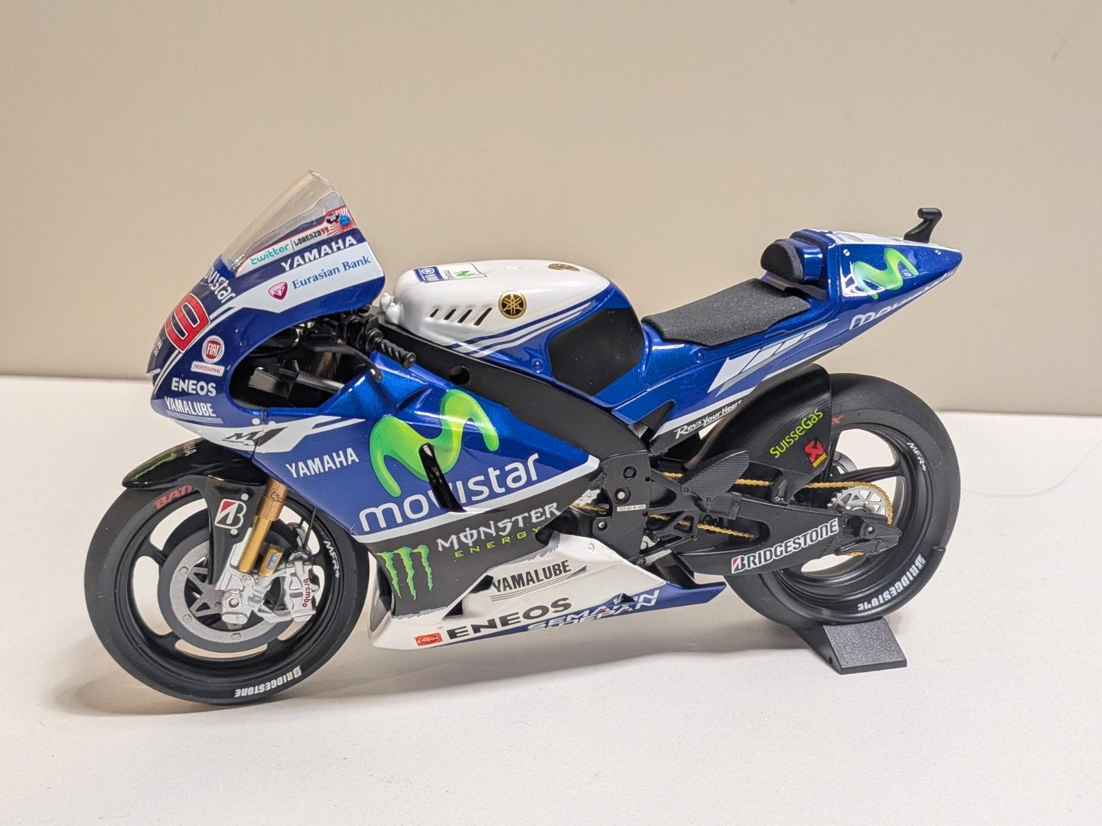 Minichamps: Yamaha YZR-M1 - Jorge Lorenzo - MotoGP 2014, Ophalen of Verzenden, Nieuw, 1:9 t/m 1:12, Motor