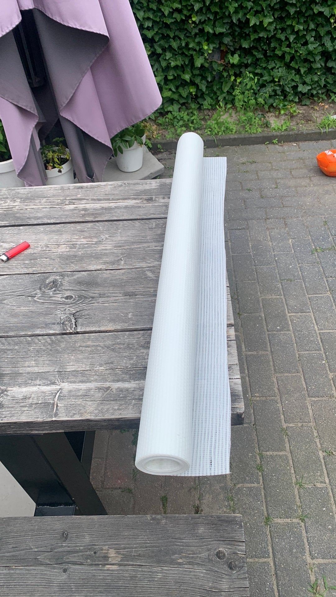Glasvlies behang, Ophalen, Zo goed als nieuw, Minder dan 5 m², Folie
