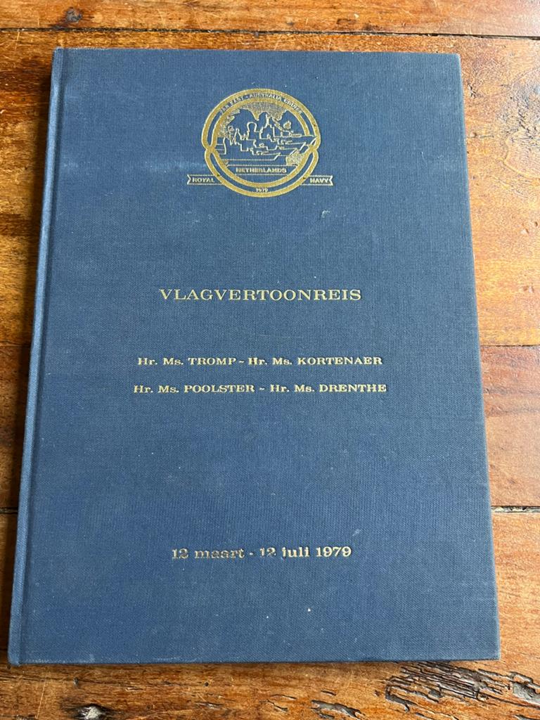 Naslagwerk Koninklijke Marine Hr Ms Tromp Poolster Drenthe, Ophalen of Verzenden, Nederland, Embleem of Badge, Landmacht