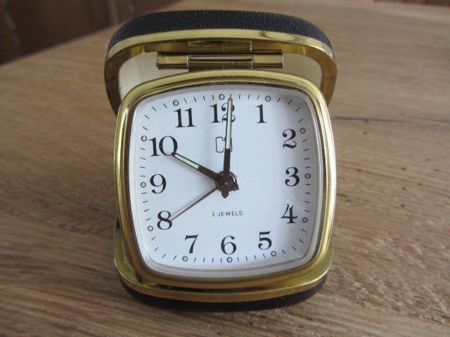 Vintage Hema reiswekker, Ophalen of Verzenden, Gebruikt