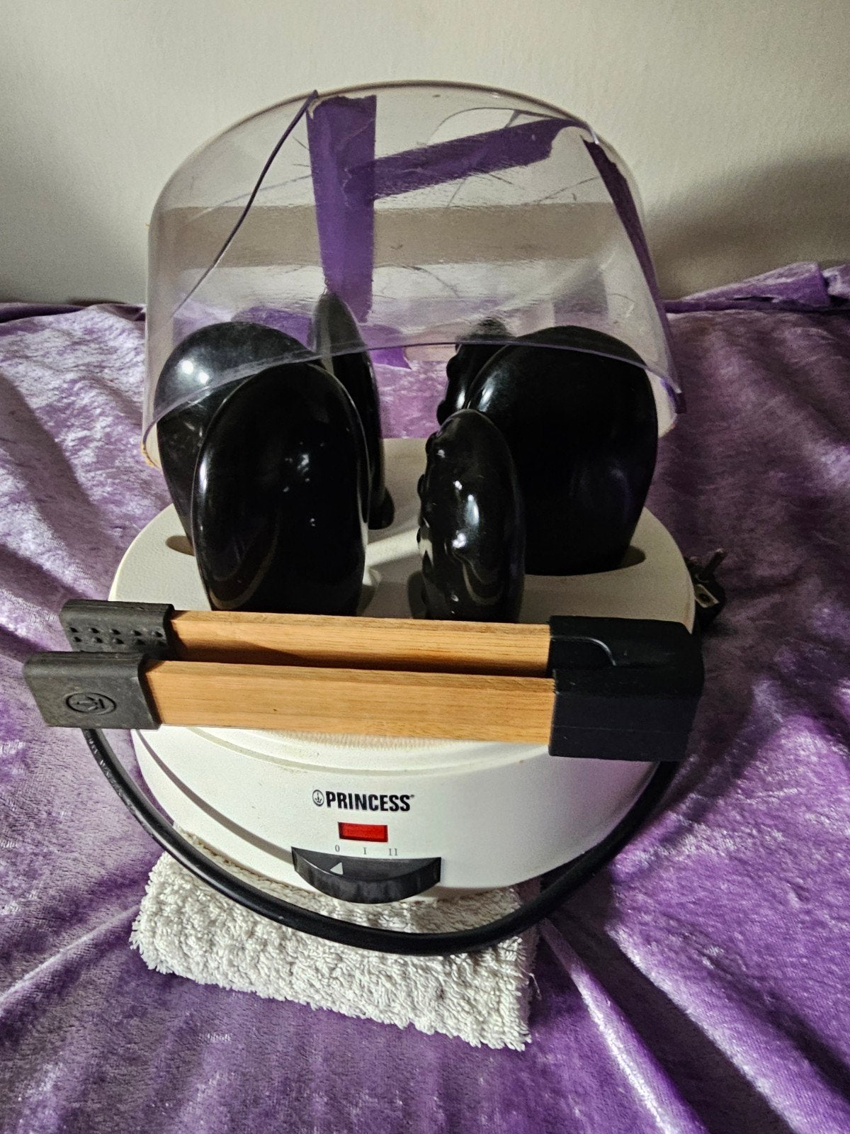 Princess Hotstone massage apparaat met keramische stenen, Ophalen of Verzenden, Gebruikt, Overige typen