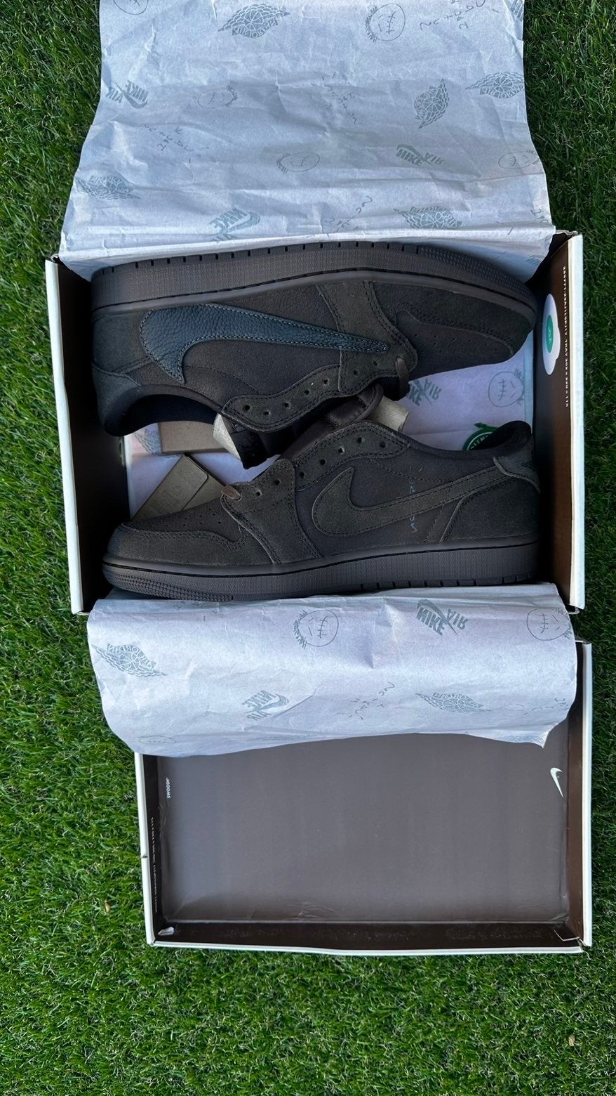 Nike Air Jordan 1 Low Travis Scott Velvet Brown, Zwart, Nieuw, Ophalen of Verzenden, Sneakers of Gympen