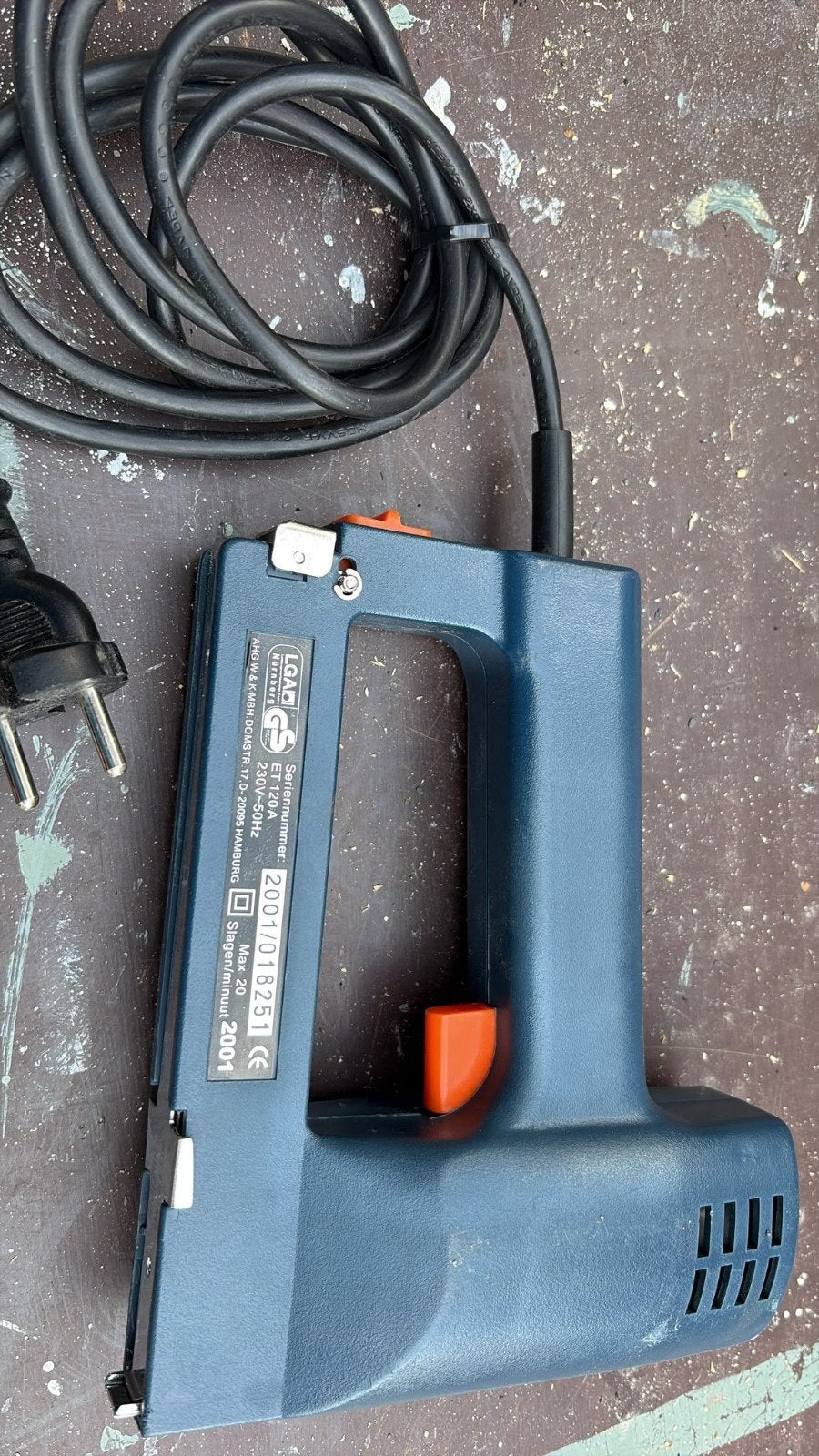 Elektrische nietmachine - Top Craft, Ophalen, Gebruikt, Tacker/nietmachine, Overige merken