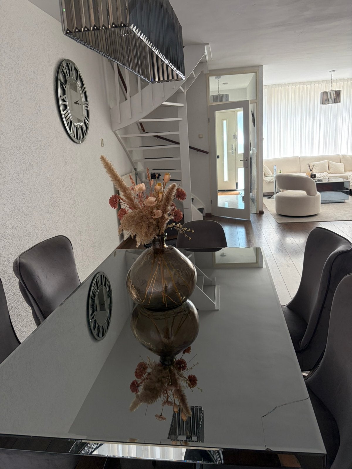Glazen tafel ZONDER STOELEN, Ophalen of Verzenden