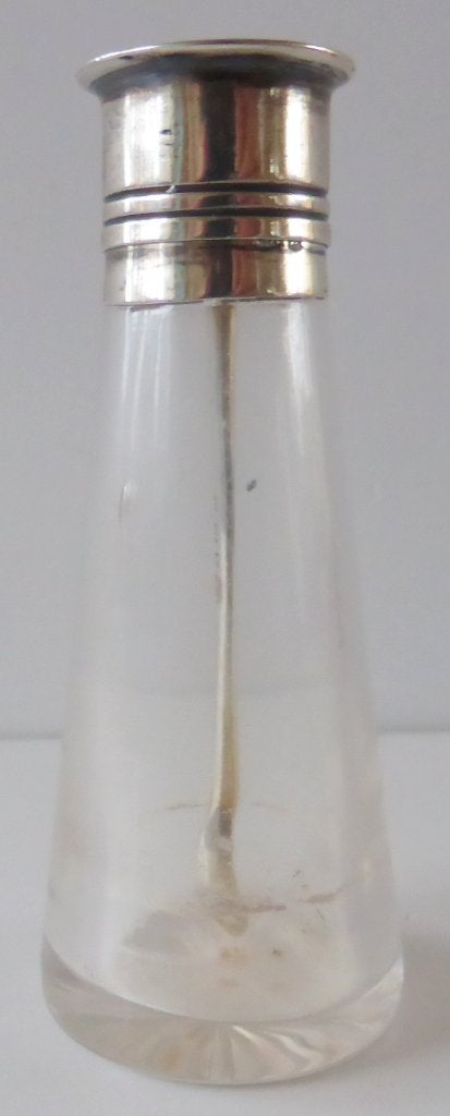 Koopje! Antiek zilveren cayennepeperlepel in kolf /1907 incl, Ophalen of Verzenden, Zilver