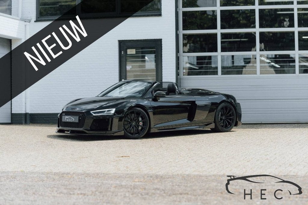 Audi R8 V10 Plus - Spyder ABT 1 of 8, Auto's, Audi, Automaat, Gebruikt, 5204 cc, Zwart