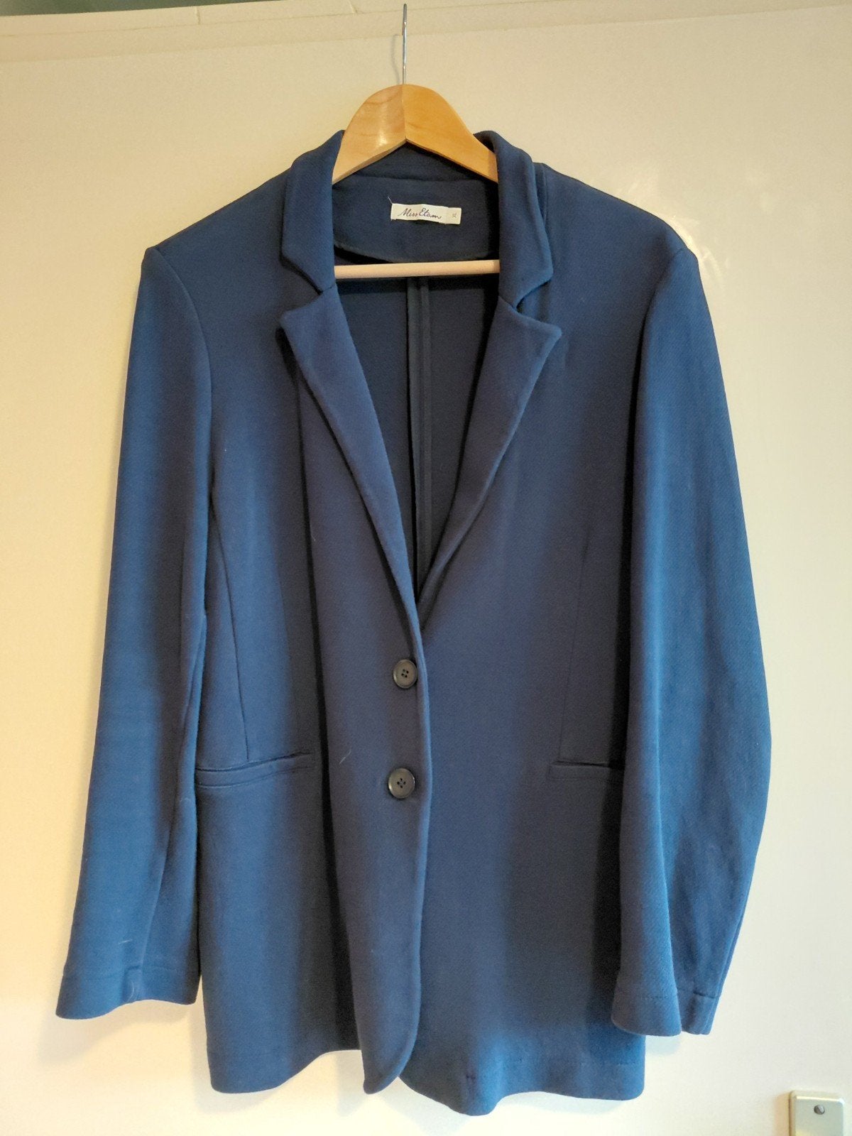Miss Etam Donkerblauwe Blazer Maat XL, Blauw, Maat 46/48 (XL) of groter, Ophalen of Verzenden, Jasje