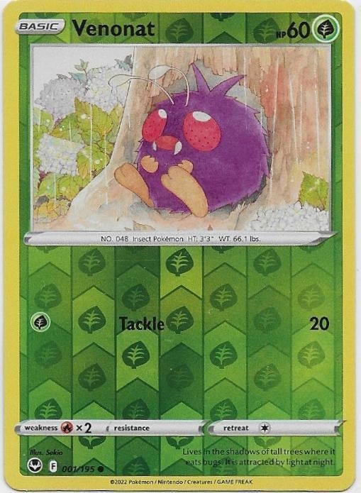 Silver Tempest,  Venonat [reverse] 1/195, Verzenden, Nieuw, Losse kaart