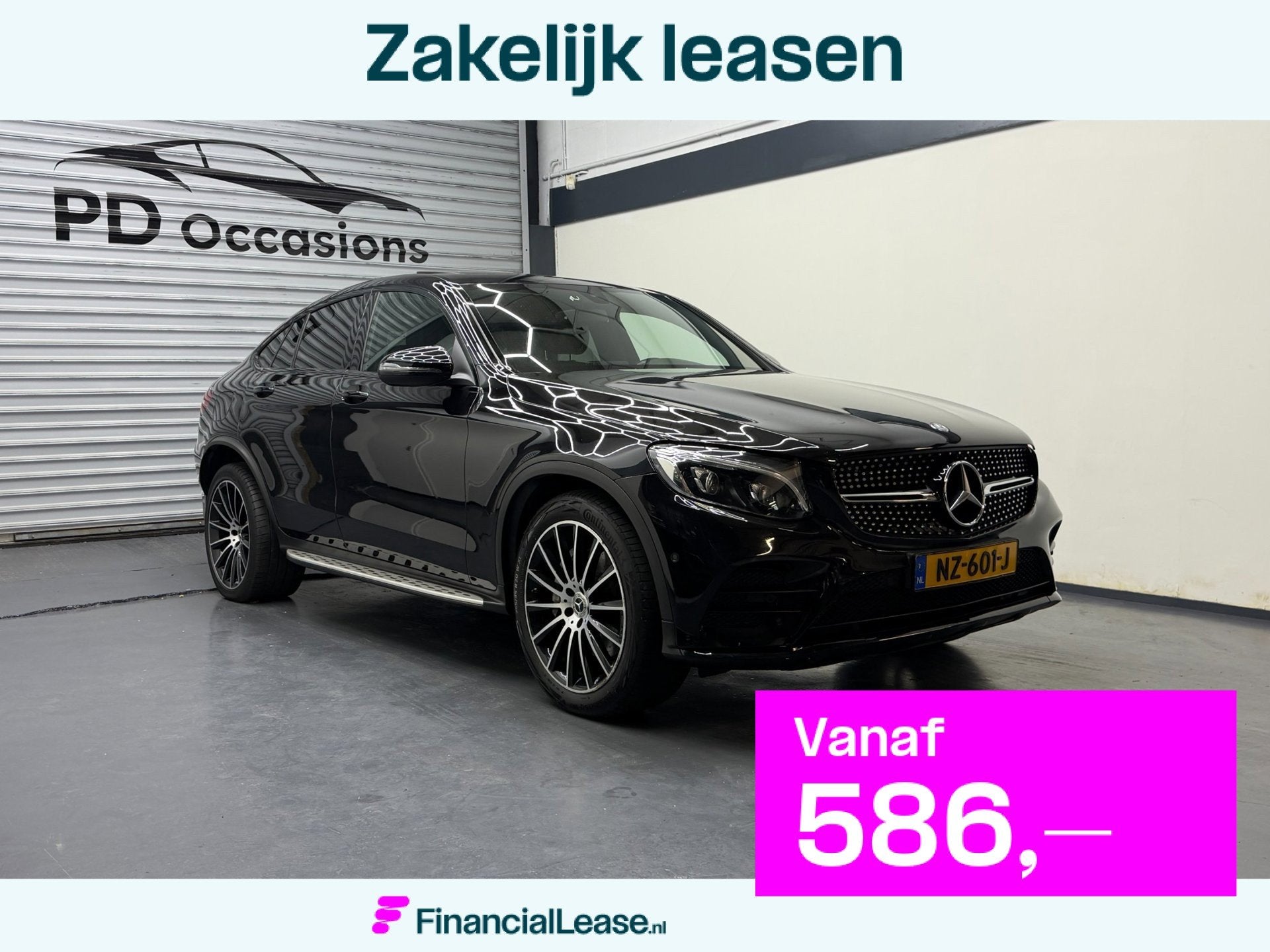 Mercedes-Benz GLC-klasse Coupé 250 4MATIC AMG - Pano - Came, Automaat, Dealer onderhouden, Lichtsensor, Gebruikt