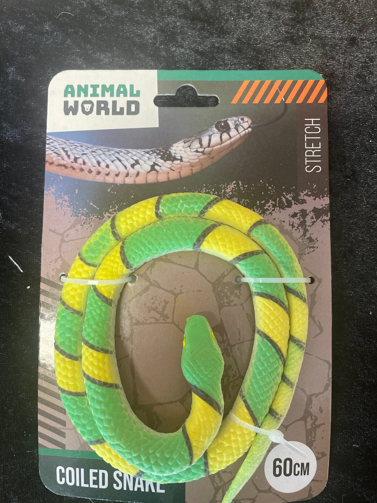 Animal World Rekbare Slang Speelgoed - 60cm, Ophalen of Verzenden, Nieuw