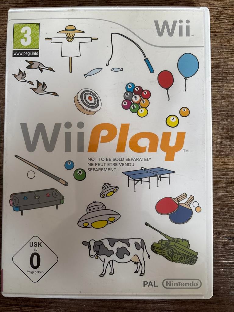 Wii Play - Nintendo Wii (PAL), Spelcomputers en Games, Overige genres, 2 spelers, Eén computer, Ophalen of Verzenden