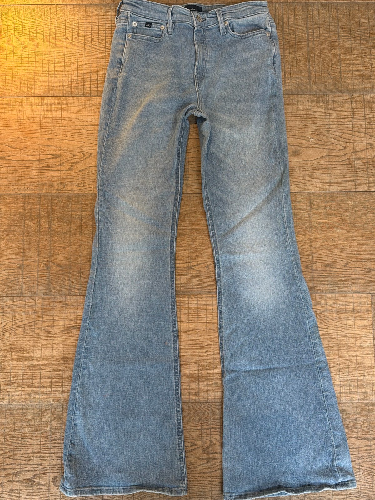 Denham Ami Flare Fit Jeans - W30 L32, Verzenden, Zo goed als nieuw, Blauw, W30 - W32 (confectie 38/40)