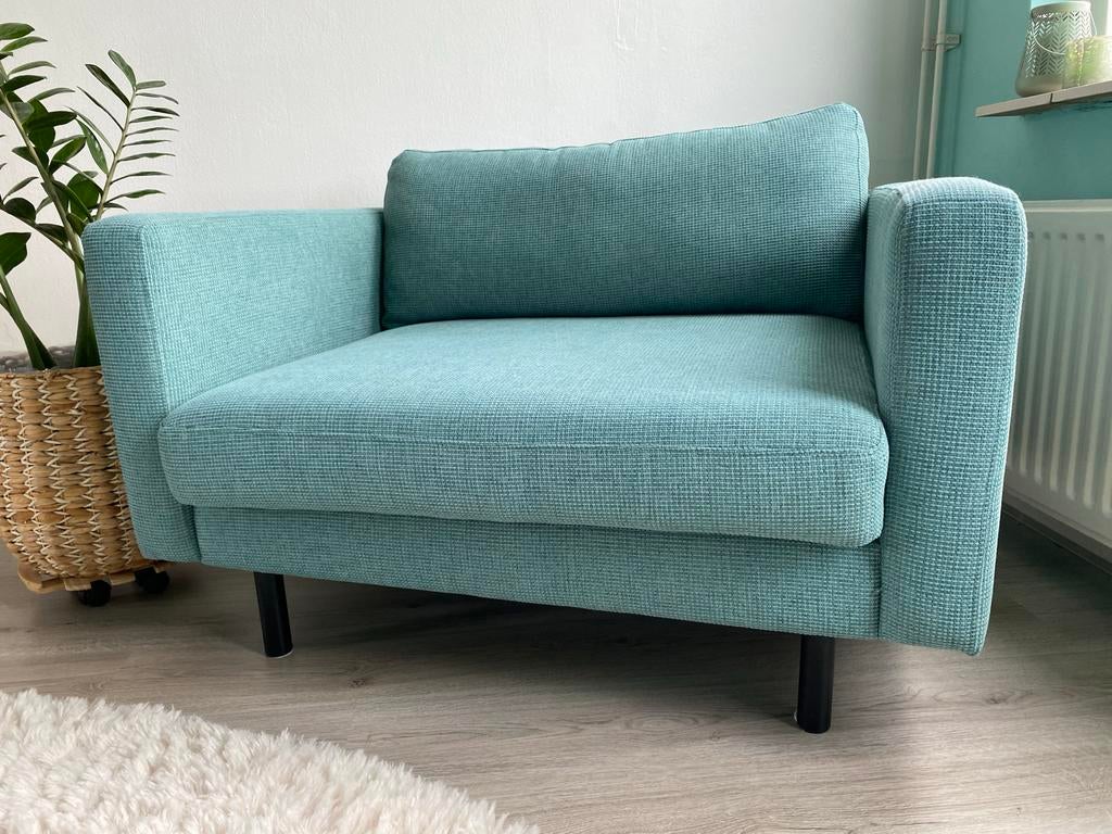 Comfortabele Loveseat / tweezitter / bank, Ophalen, Tweepersoons, 75 tot 100 cm, Zo goed als nieuw