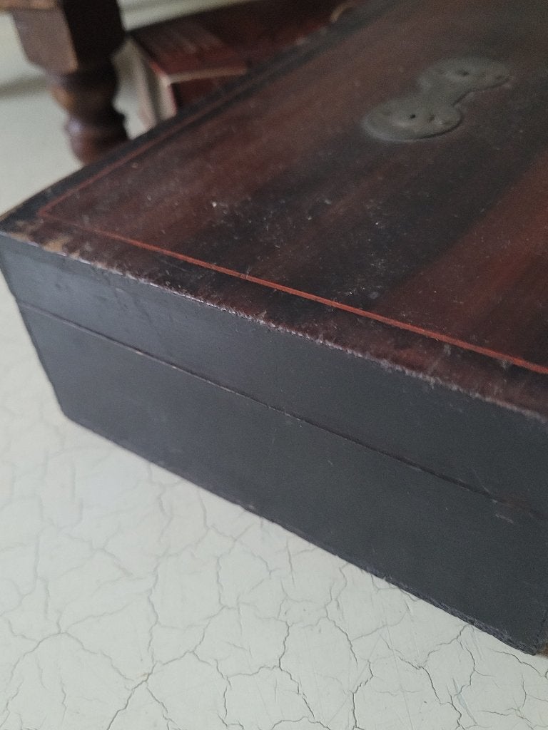 vintage houten kistje, Ophalen of Verzenden